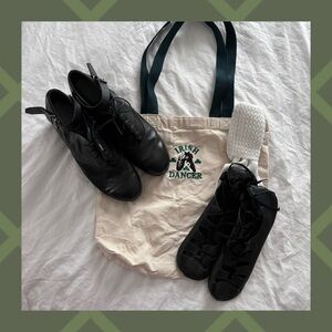 Irish Dance ☘️ BUNDLE Steprite Hard Shoes Sz 9 Antonio Pacelli Ghillies Sz 7 1/2